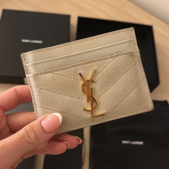 Yves Saint Laurent Accessories Ysl Cardholder Poshmark